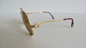 1980s/1990s Cartier Vendome Louis Aviator Sunglasses