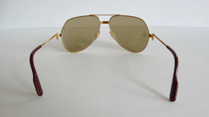 1980s/1990s Cartier Vendome Louis Aviator Sunglasses