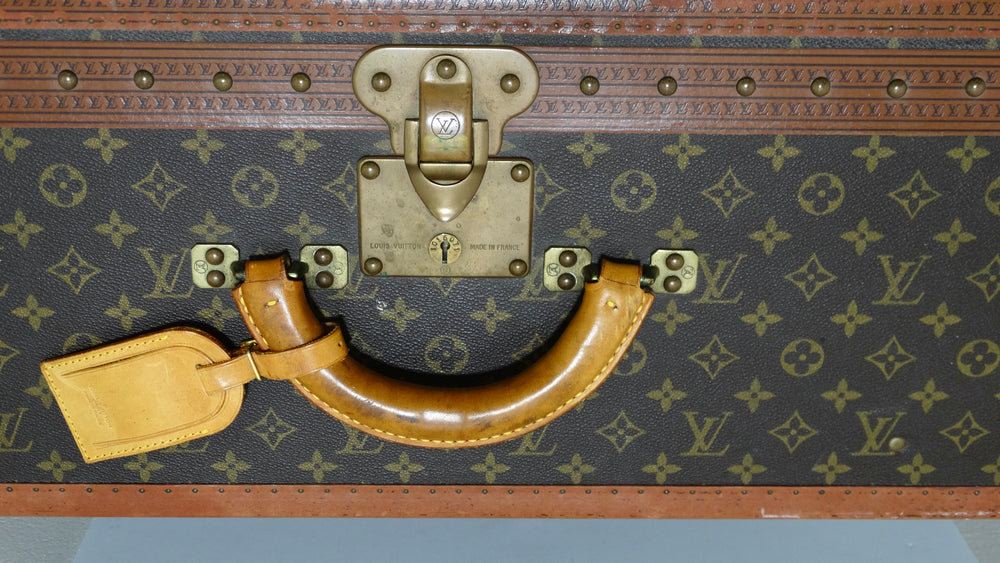 Vintage Louis Vuitton suitcase in monogram canvas, France 1970