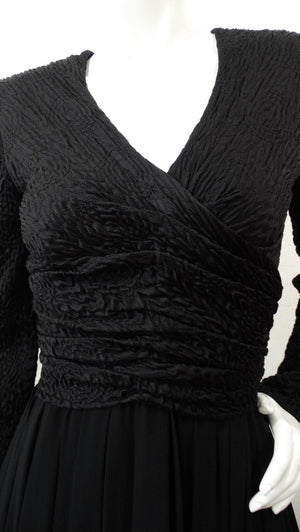 Chanel Boutique Black Evening Dress