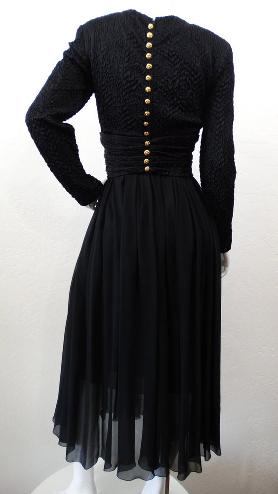 Chanel Boutique Black Evening Dress Vintage by Misty Chanel Boutique Black Evening Dress Vintage by Misty