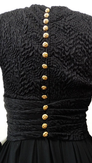 Vintage by Misty Chanel Boutique Black Evening Dress
