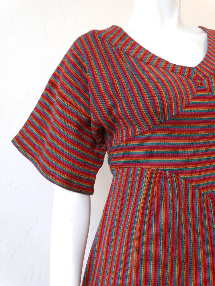 1970s Rikma Rainbow Stripe Dress