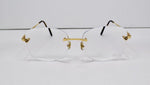 Cartier Panther Rimless Glasses circa 1980s