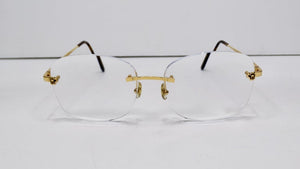 Cartier Panther Rimless Glasses circa 1980s