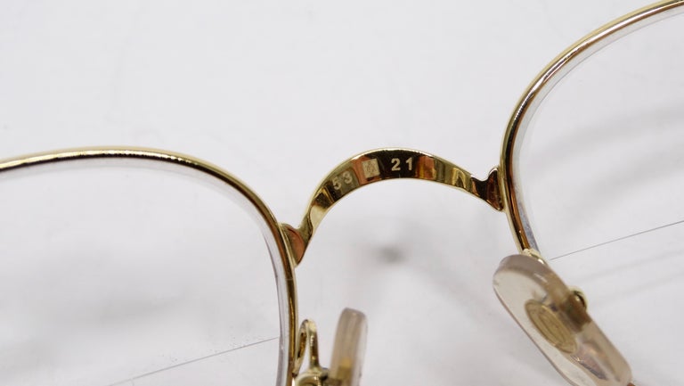 Cartier Two-Tone Oval Glasses