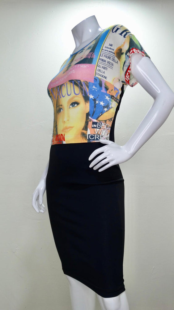 Dolce & Gabbana Magazine Print Dress