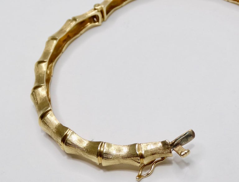 Bamboo 18k Gold Bracelet
