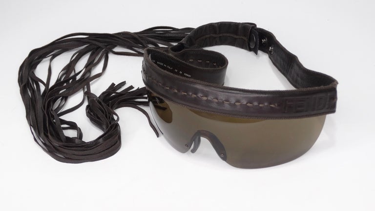 MONCLER Shield Sunglasses Genuine Leather Shield Black White 0089/01C | eBay