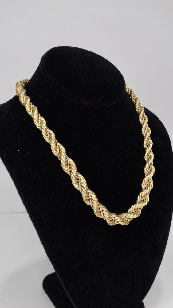 18k Gold Double Rope Necklace