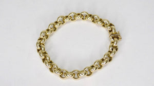 14k Gold Chain Link Bracelet