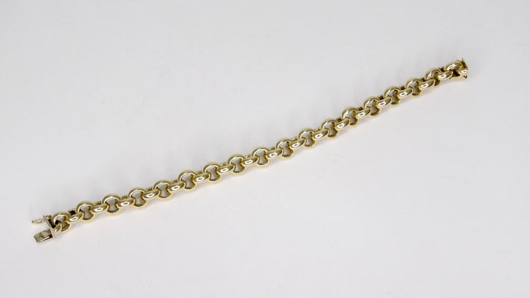 14k Gold Chain Link Bracelet
