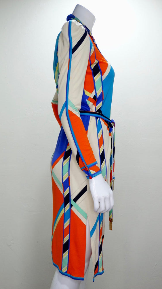 Leonard Paris 1970s Printed Silk Jersey Dress