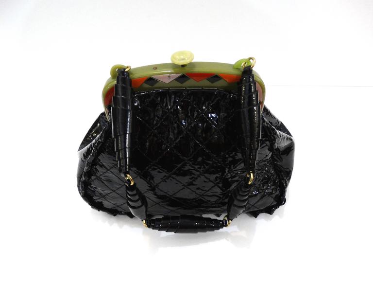 Custom Anthony Luciano Patent Enamel Handbag