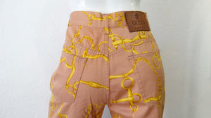Gucci Horse Bit High Waisted Coral Jeans