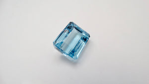 46.9 Carat Blue Topaz Octagon Step Cut Gemstone