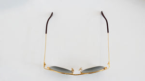 Ray Ban Signet Gold Frame Sunglasses