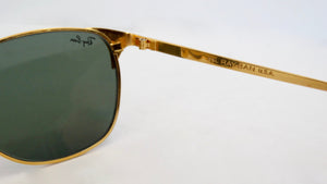 Ray Ban Signet Gold Frame Sunglasses