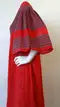 Rikma Red Chevron Bell Sleeve Dress, 1970s