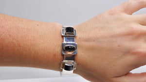 Annex Three-Stone Cuff Bracelet