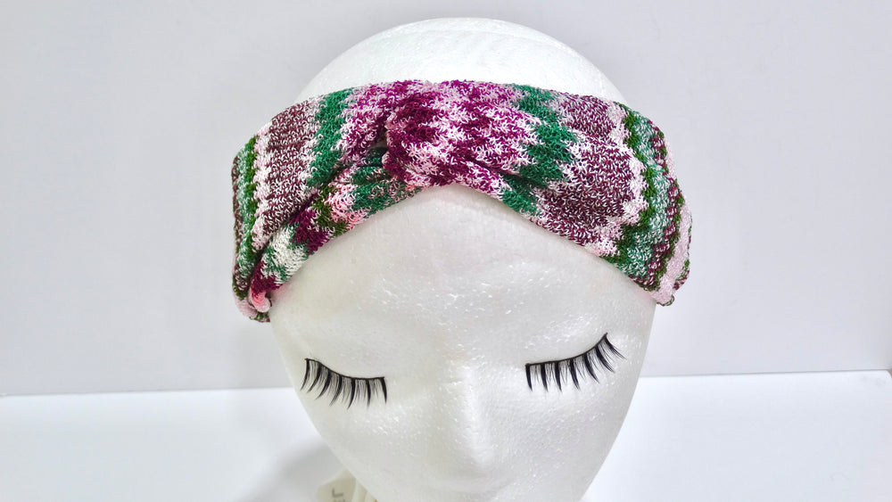 Missoni Multi-Color Knit Knotted Headband