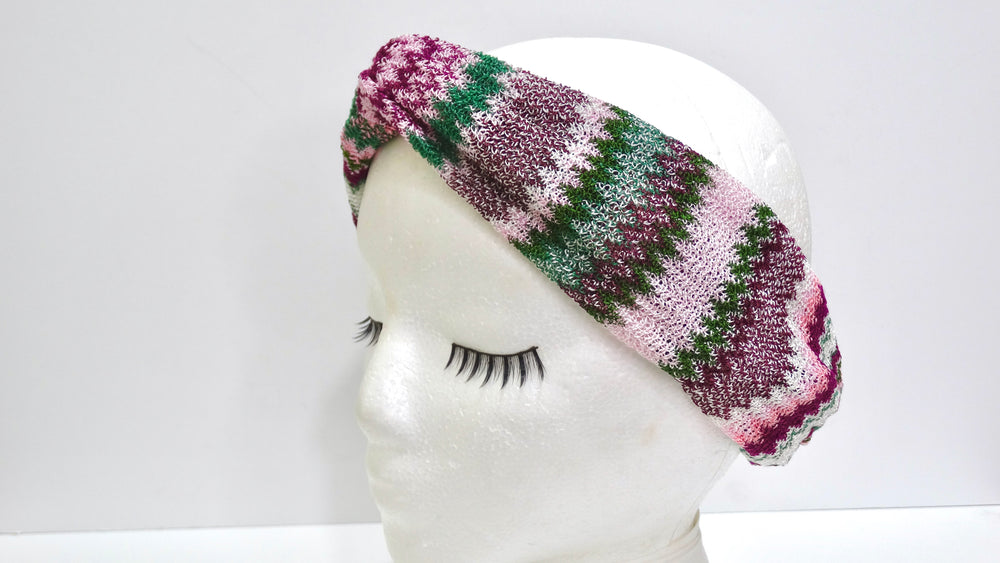 Missoni Multi-Color Knit Knotted Headband