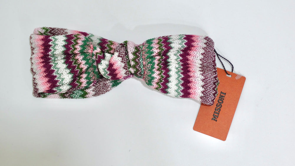 Missoni Multi-Color Knit Knotted Headband