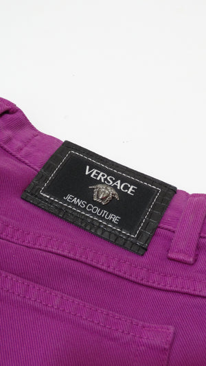 Versace Jeans Couture 1990's Purple Jeans
