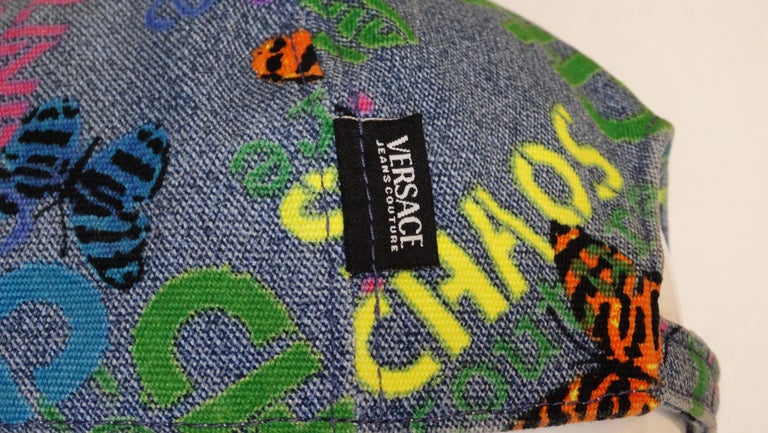 Versace "Chaos" Blind Date Denim Hat