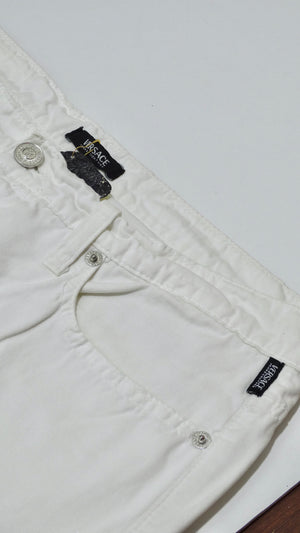 Pants Woman White Versace - 74Hab5S0 - 74HAB5S0.1 | Mellmak
