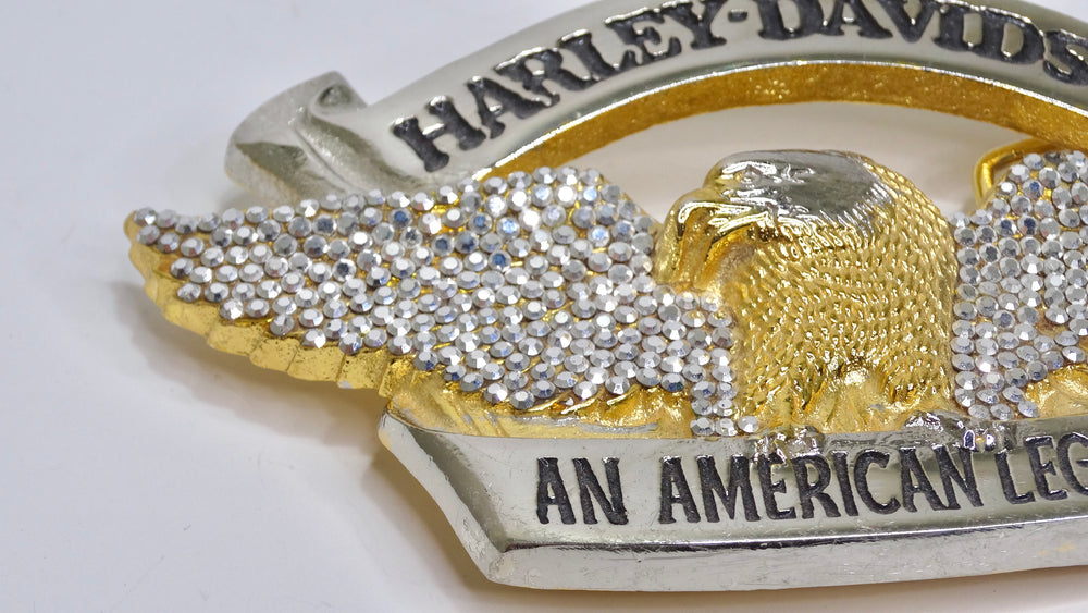 Harley Davidson Baron Solid Brass Eagle Belt Buckle
