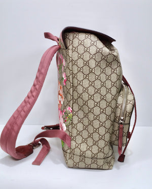 Gucci Buckle Backpack Blooms Print GG Coated Canvas – Vintage by Misty