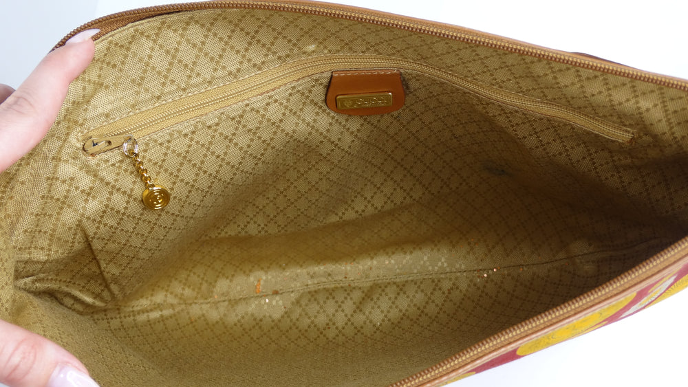 Gucci Gucci vintage 70s shoulder bag in beige leather, Camera