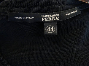 Gianfranco Ferre White Eyelet Sweater Vest