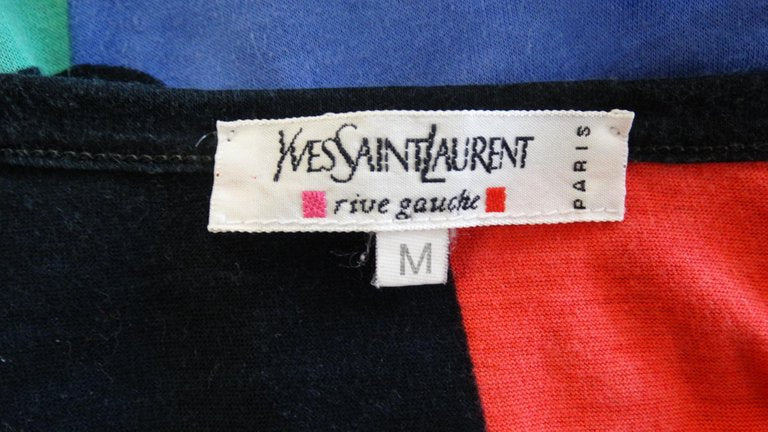 YSL Rive Gauche labels.  Vintage labels, Yves saint laurent paris