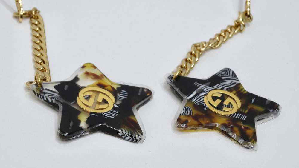 Authentic Gucci Star of David, Made in Italy & Chain - Etsy