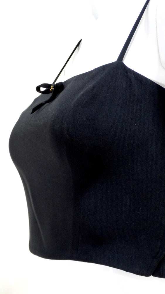 Chanel Black Cami Crop-Top – Vintage by Misty