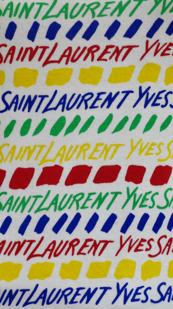 Ysl Print Pattern Yves Saint Laurent Cotton Print Long-Sleeve – Vintage by Misty