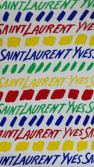 Yves Saint Laurent Cotton Print Long-Sleeve