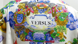 Gianni Versace Versus 1990's Print Blouse