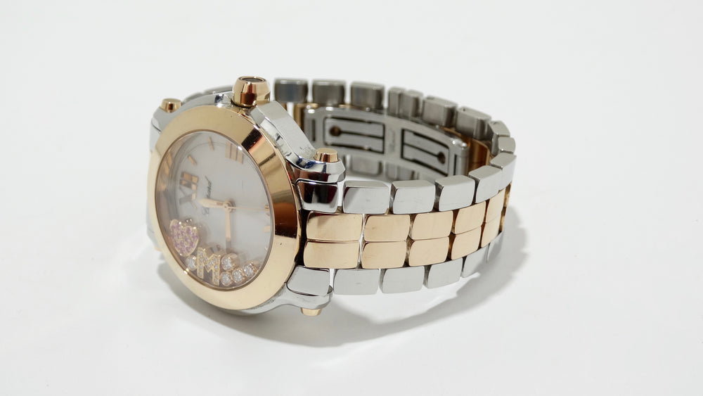 Chopard Happy Diamond Sport 18kt Rose Gold Watch