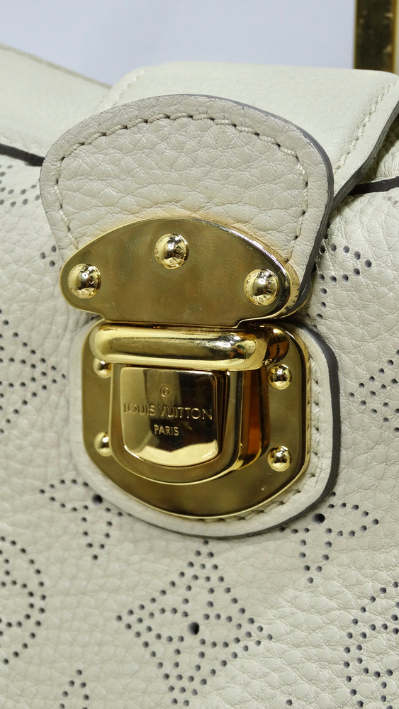 My Sister's Closet  Louis Vuitton Louis Vuitton Cream Mahina Cirrus MM  Handbag