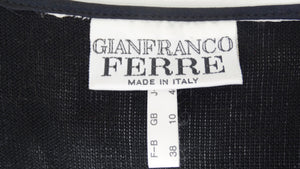 Gianfranco Ferre Embellished Logo Bodysuit