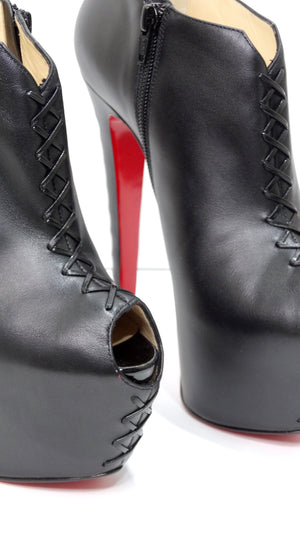 Christian Louboutin Recouzetta Black Patent Leather