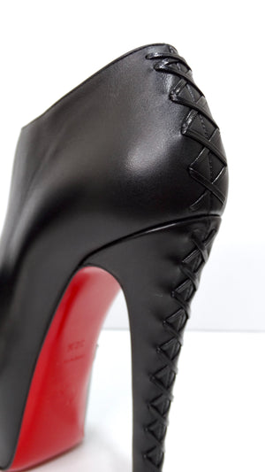 Christian Louboutin Recouzetta Black Patent Leather
