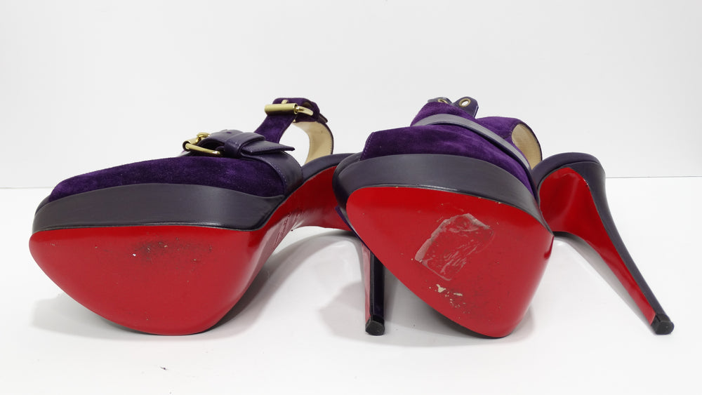 Louboutin purple pumps step up in May 31 Luxury Fashion sale