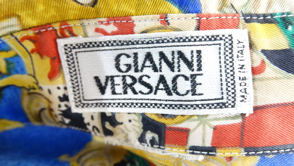 Gianni Versace 1990s Coat of Arms Shirt