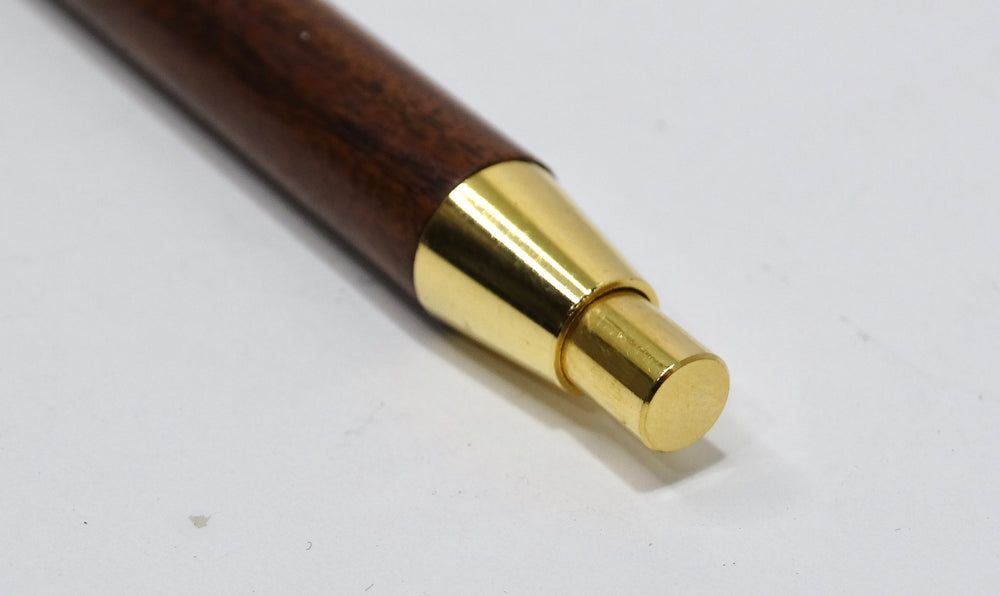 Gucci Signed Mahogany & Gold Pen – Vintage by Misty