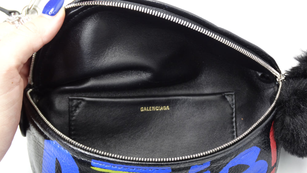 Balenciaga Souvenirs XXS Beltbag Black/Multicolor