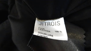 1980s Jean Claude Jitrois Zebra Leather Jacket